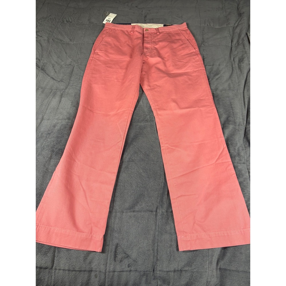 Polo Ralph Lauren Mens Classic Fit Chino Pants‎ Pink Cotton Twill 32x30 NWT